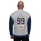 99 Names Unisex Blue/Grey Bomber