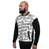 Salam Multilingual Bomber Black & White