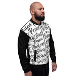 Salam Multilingual Bomber Black & White