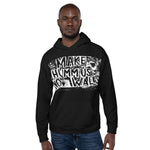 Make Hummus, Not Walls Hoodie (Reversed)