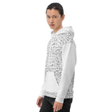 Islamic Line Art (Black on White) Hoodie