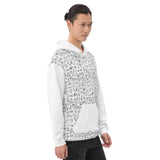 Islamic Line Art (Black on White) Hoodie